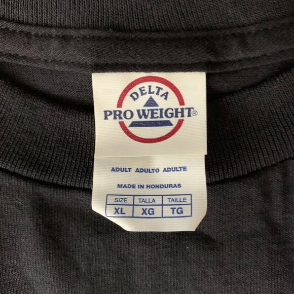 Psychedelic Rainbow Leaf T Shirt XL Black Crewneck Cannabis Weed Short Sleeves - Picture 6 of 6